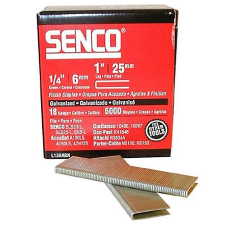 HD Senco L Series 1.25 in., 18 Gauge Galvanized Staples CAL15BAB